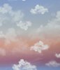 Cloudy Sky -  joustocollege, sininen/koralli